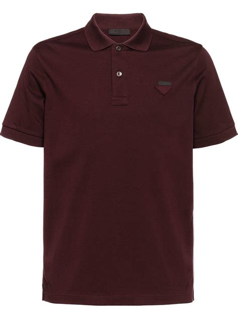 purple prada polo shirt|Prada polo shirt sale.